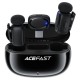 Бездротовий мікрофон ACEFAST R2 wireless lavalier microphones Type-C 2 мікрофона Black